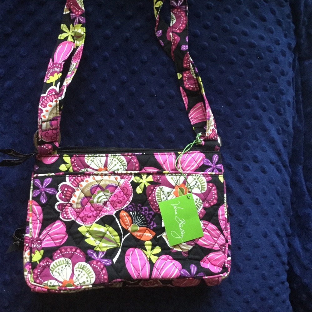 NWT Vera Bradley Mini Hipster in Pirouette Pink